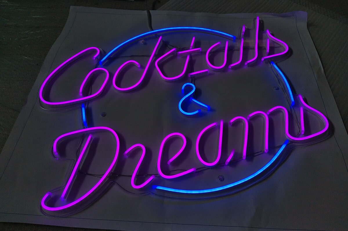 LED neon flex store signs